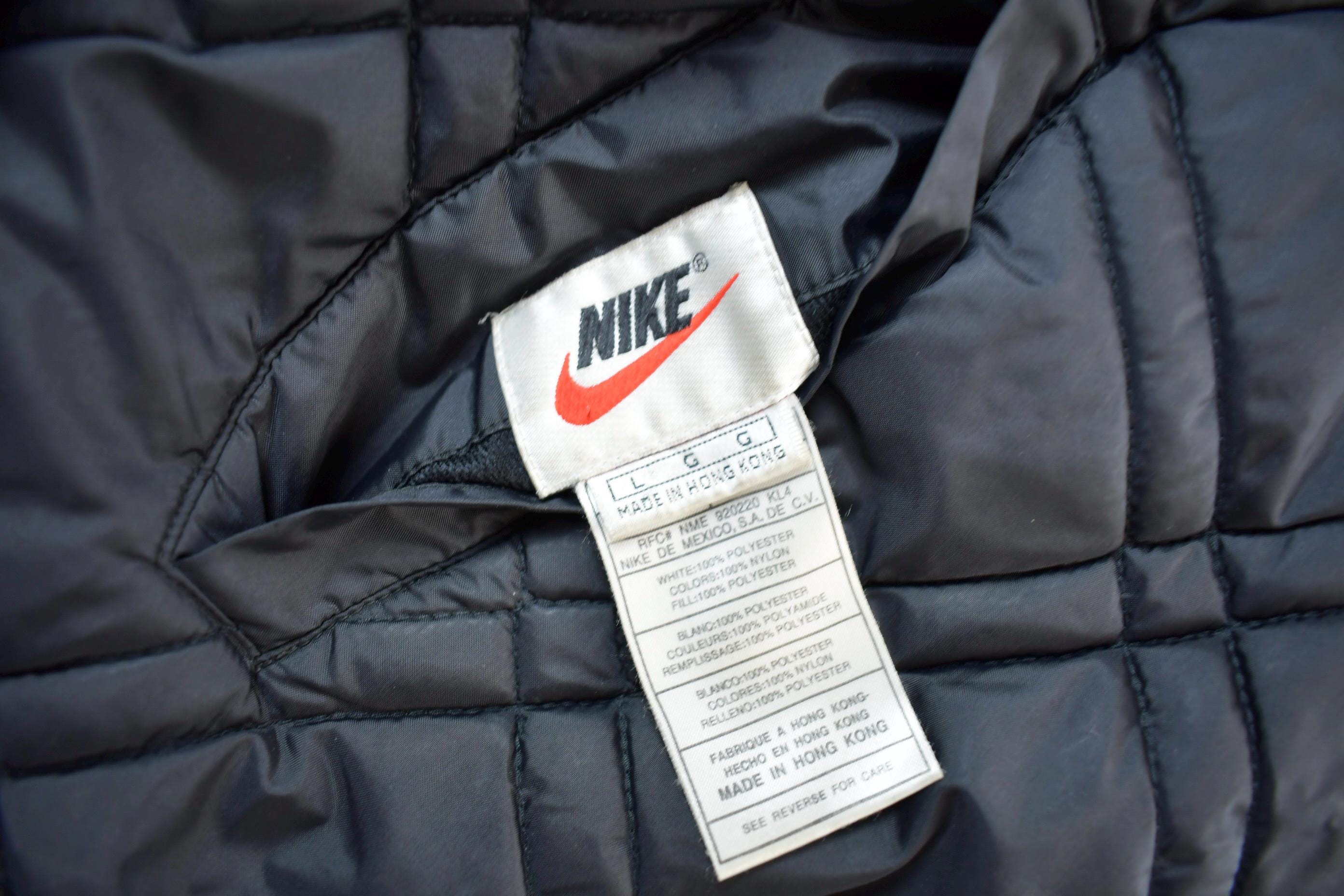 Vintage 1990s Nike Big Swoosh Reversible Jacket