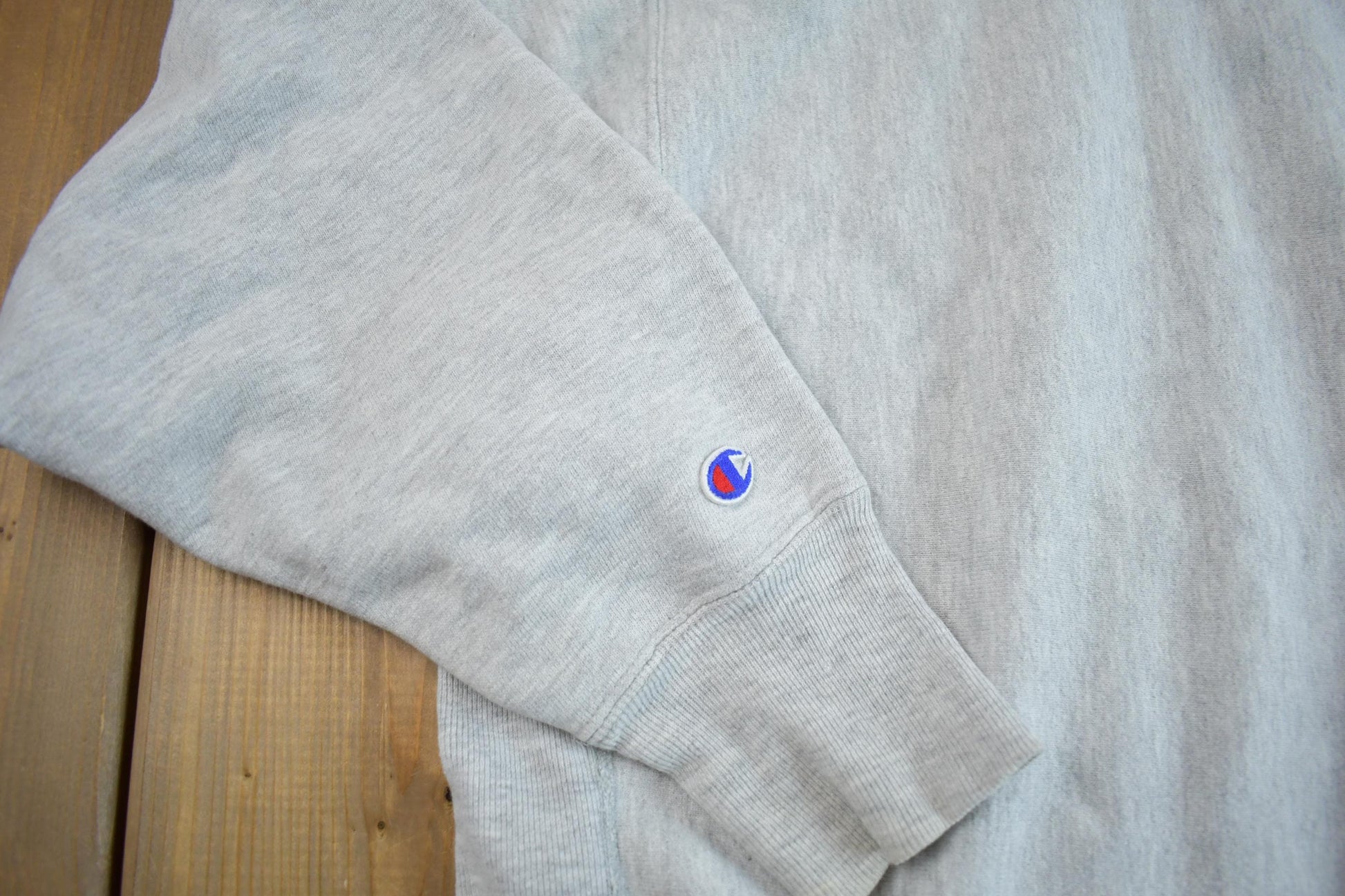 Vintage 1990s NYS Police Academy Champion Reverse Weave Heavy Weight Hooded Sweatshirt Made In USA