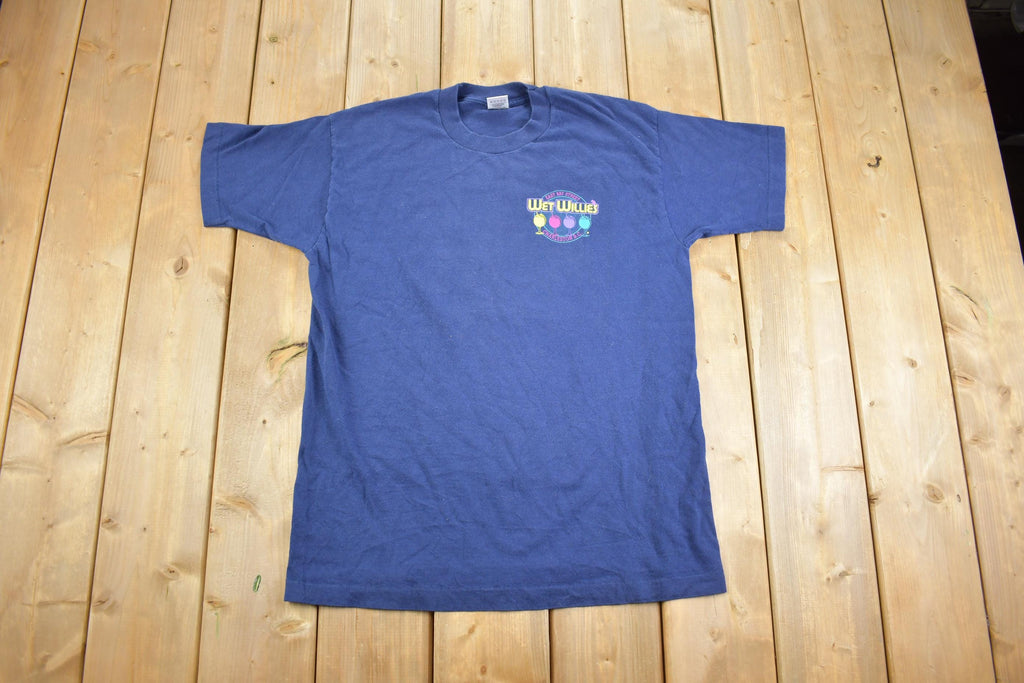 Vintage 1990s "I Got An Attitude Improvement At Wet Willies" Bar T Shirt