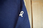 Vintage 1960s Girls Knit Varsity Cardigan