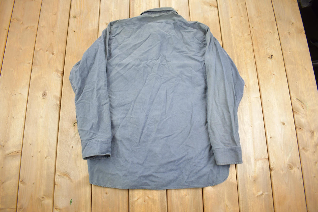 Vintage 1980s Woolrich Simple Sun Kissed Long Sleeved Button Up Shirt