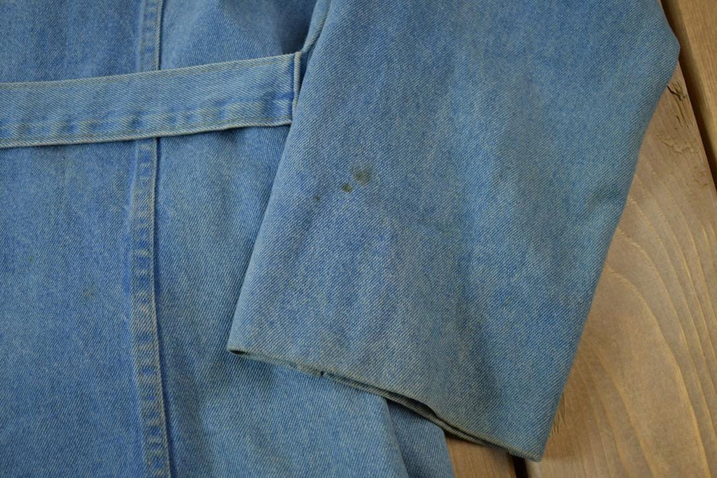 Vintage 1970s Hovis Denim Duster Jacket Made In USA