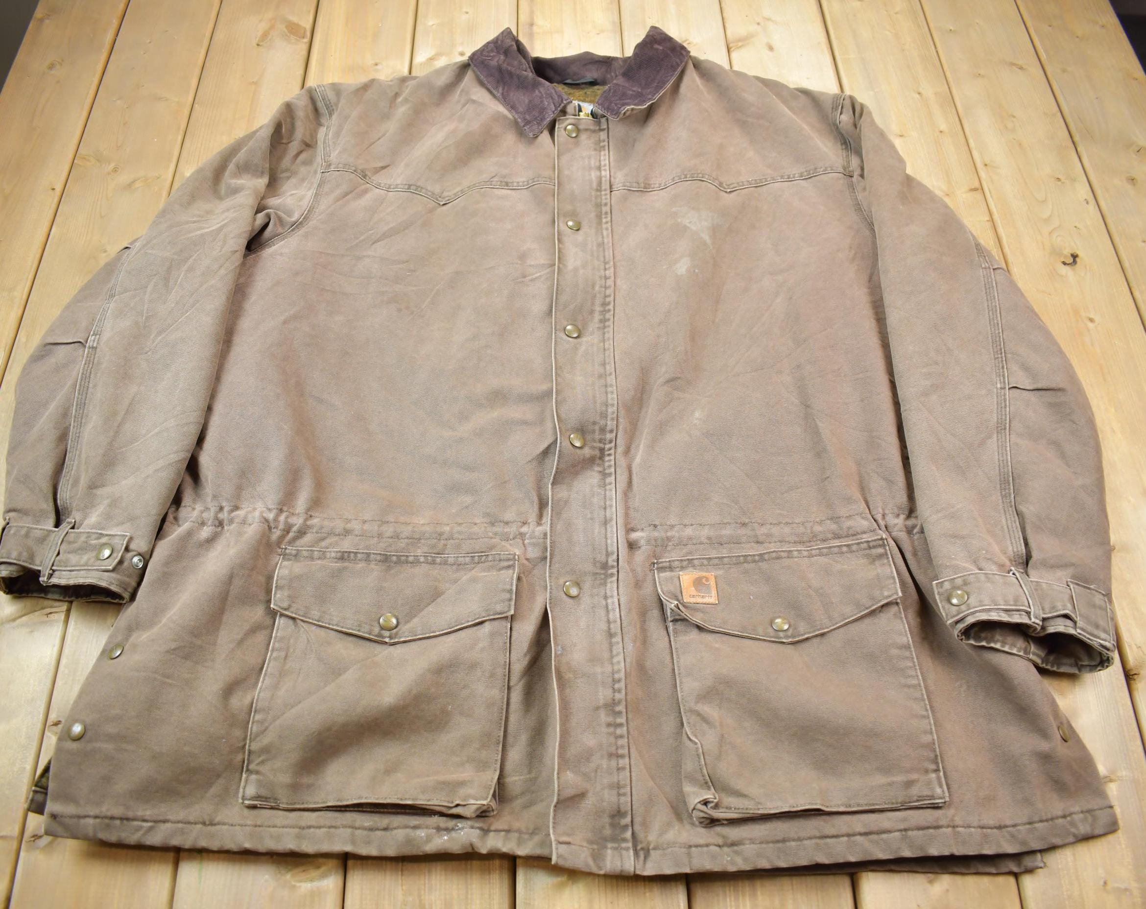 Vintage 1990s Brown Carhartt Field Coat