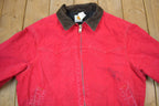 Vintage 1980s Carhartt Red Santa Fe Work Jacket