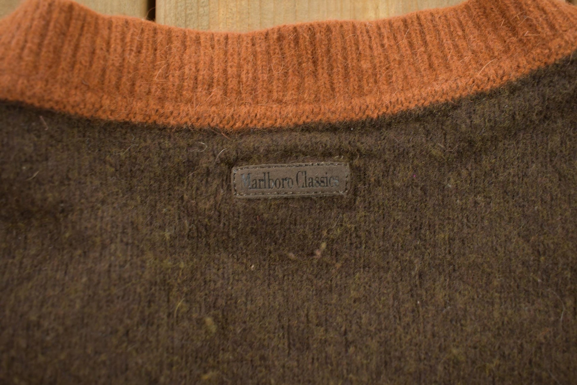 Vintage 1980s Marlboro Classics Knit Sweater