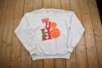 Vintage 1990s " Ho Ho Ho" Basketball Textured Crewneck Sweatshirt - XL
