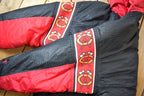 Vintage 1990s Chicago Blackhawks Reversible NHL Hockey Puffer Hooded Jacket