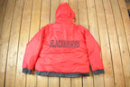 Vintage 1990s Chicago Blackhawks Reversible NHL Hockey Puffer Hooded Jacket