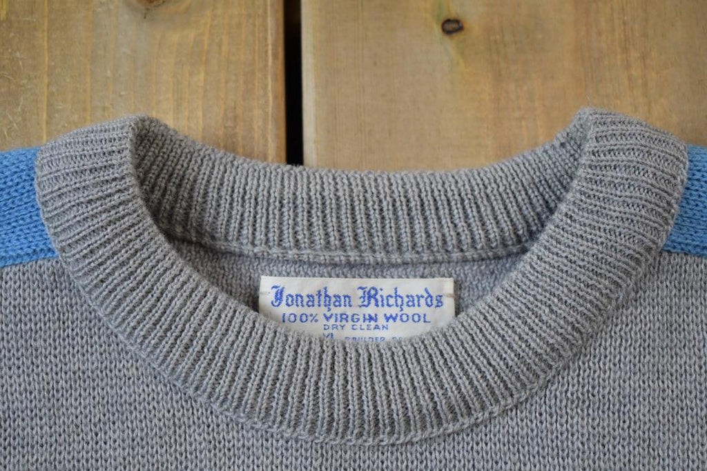 Vintage 1960s 100% Jonathan Richards Ski Wool Knit Sweater
