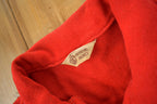 Vintage 1950s Boy Scouts Of America Red Wool Button Up Shirt