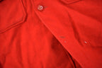 Vintage 1950s Boy Scouts Of America Red Wool Button Up Shirt