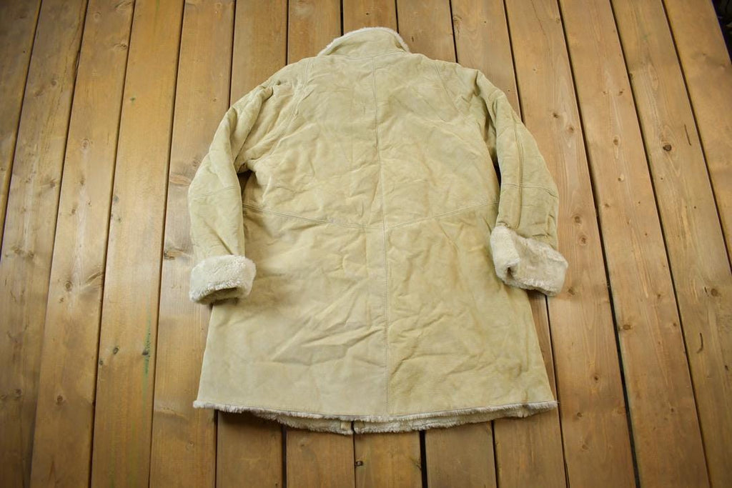 Vintage 1990s Jones New York Sport Authentic Shearling Jacket