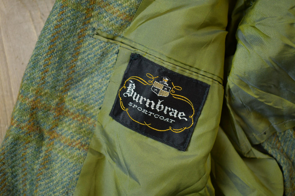 Vintage 1970s Burnbrae 100% Wool Sportcoat Jacket