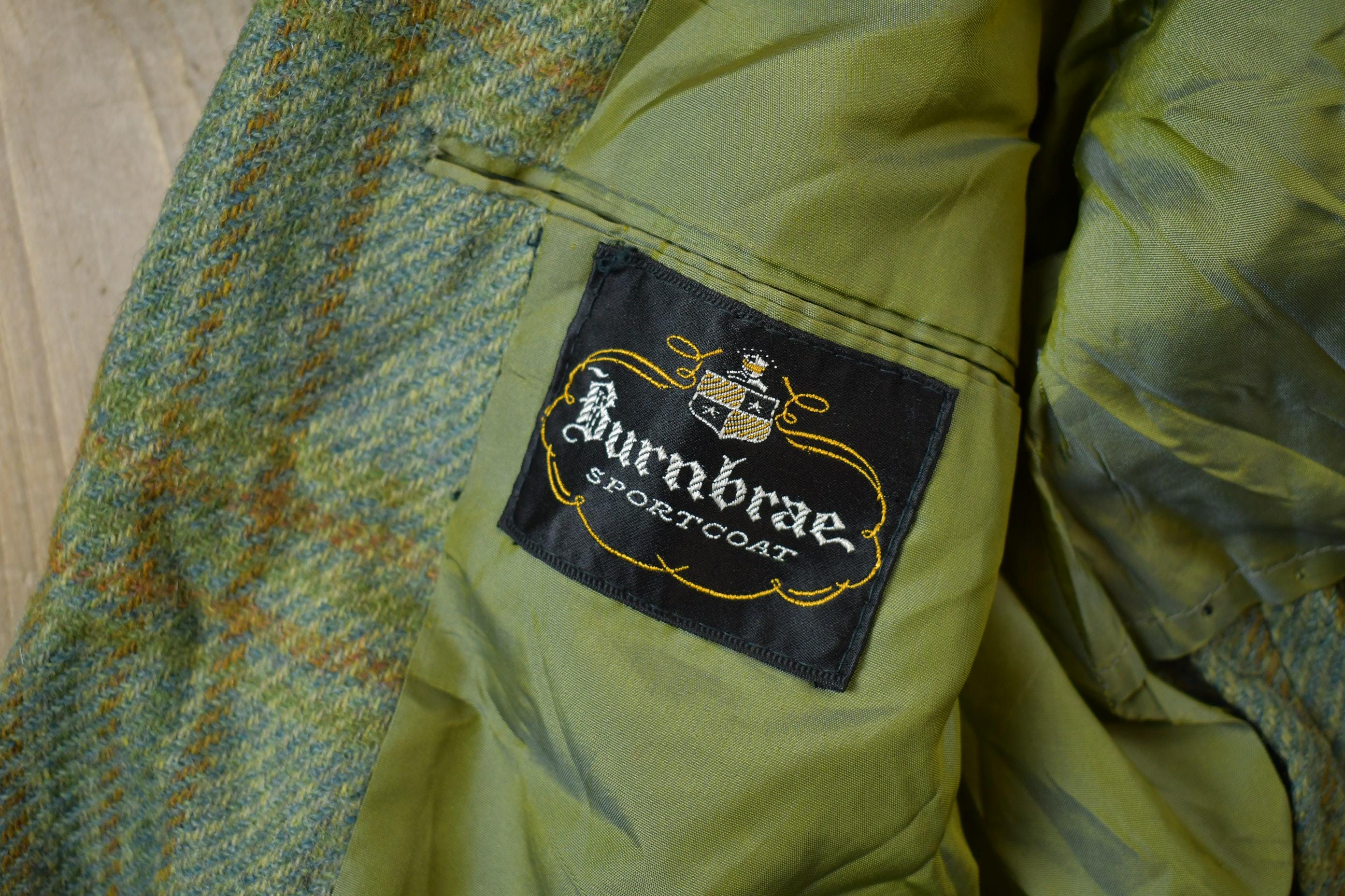 Vintage 1970s Burnbrae 100% Wool Sportcoat Jacket