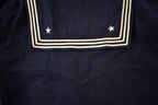 Vintage 1940s US Navy Wool WW2 Pull Over Marine Unifrom Jacket