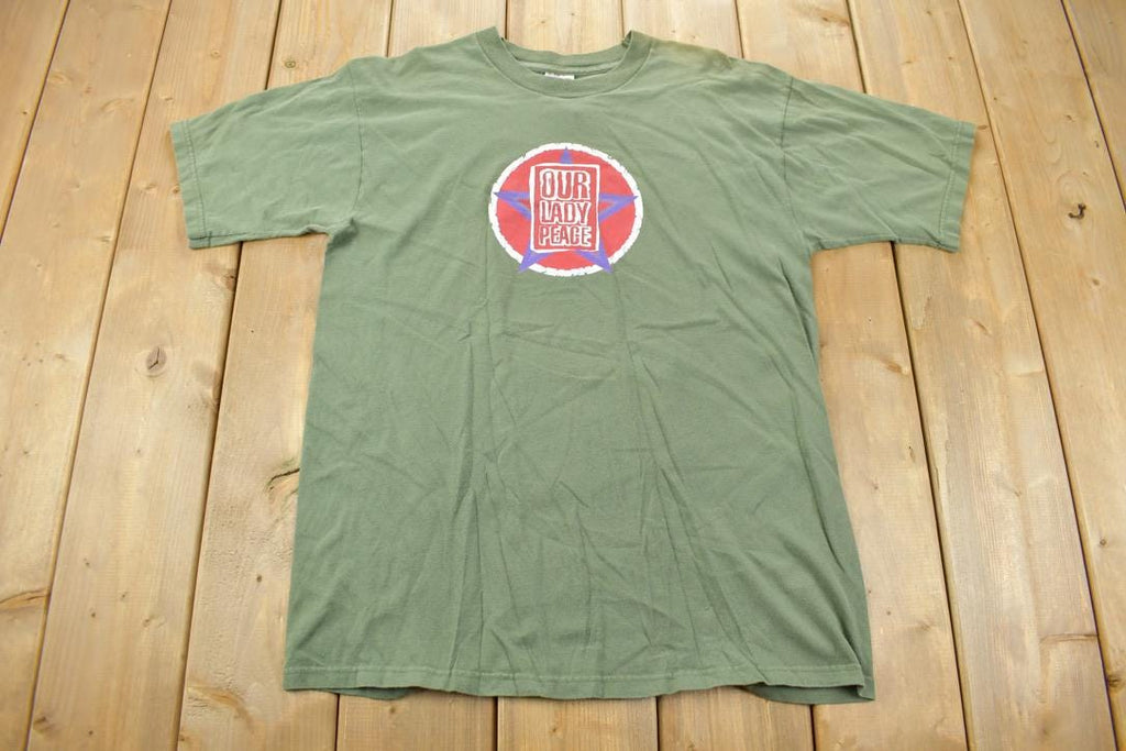 Vintage 1990s Our Lady Peace Kneel Down And Obey Band T-Shirt