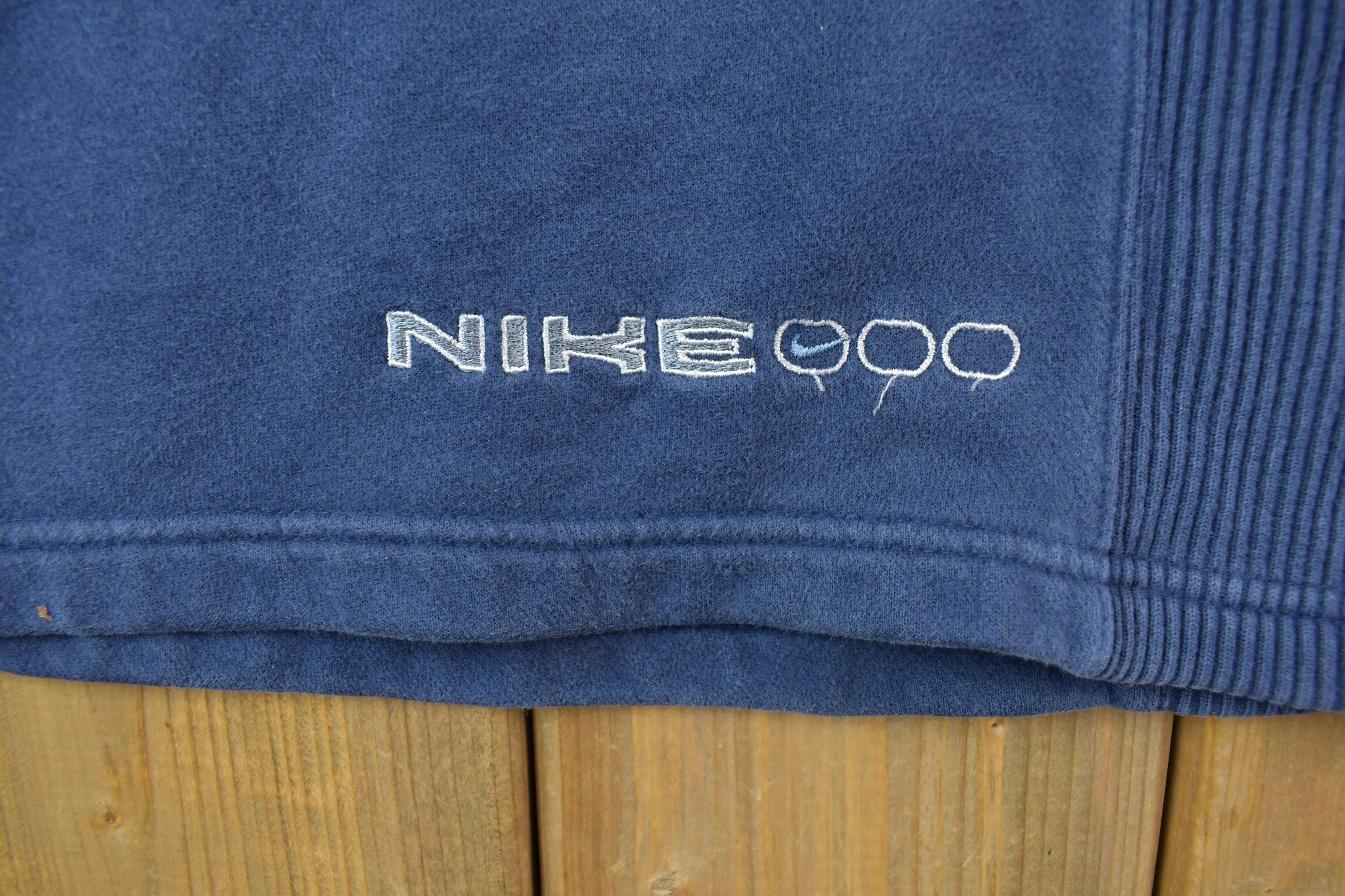 Vintage 1990s Nike Embroidered Mini Swoosh Crewneck Sweatshirt