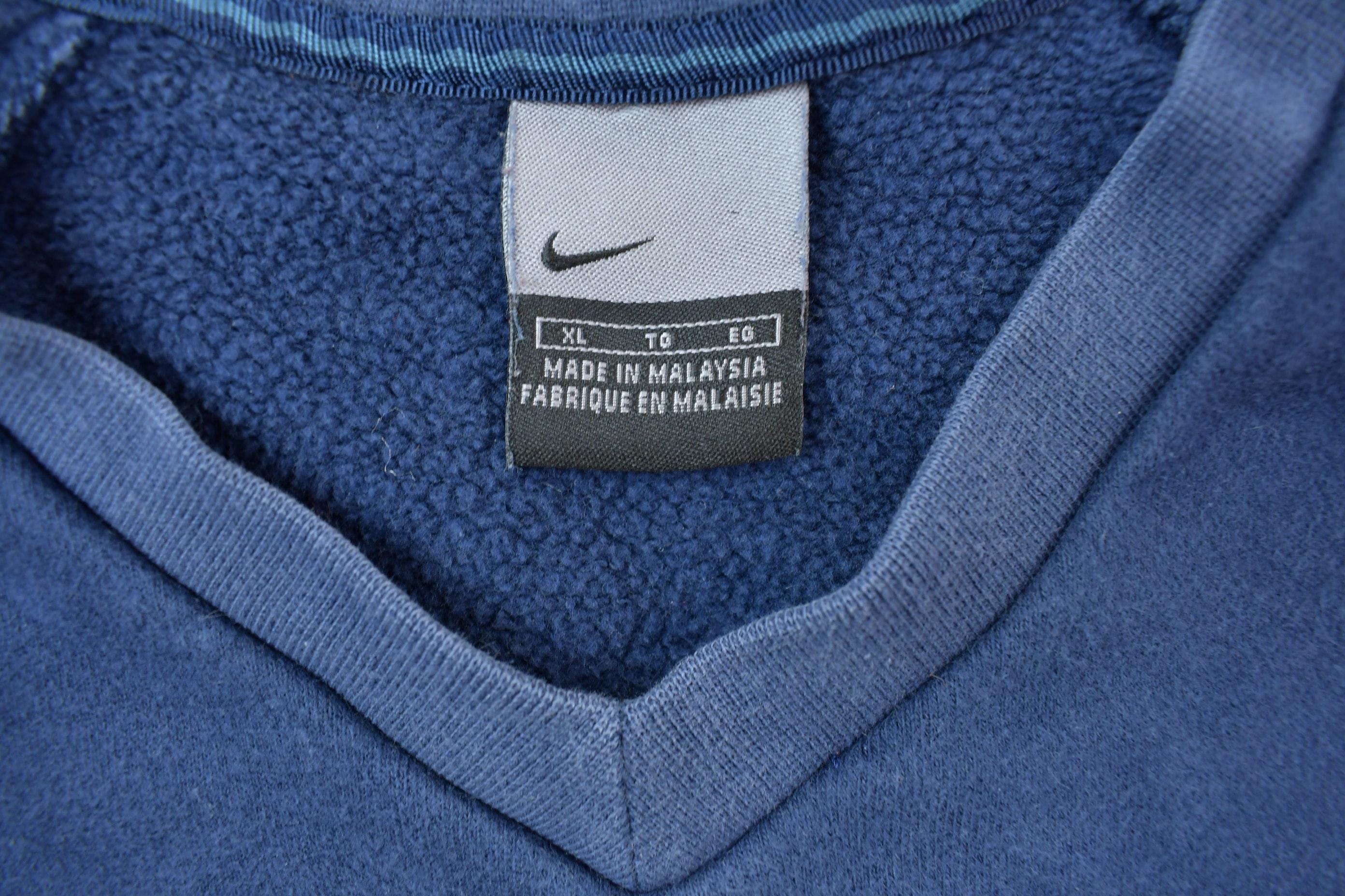 Vintage 1990s Nike Embroidered Mini Swoosh Crewneck Sweatshirt