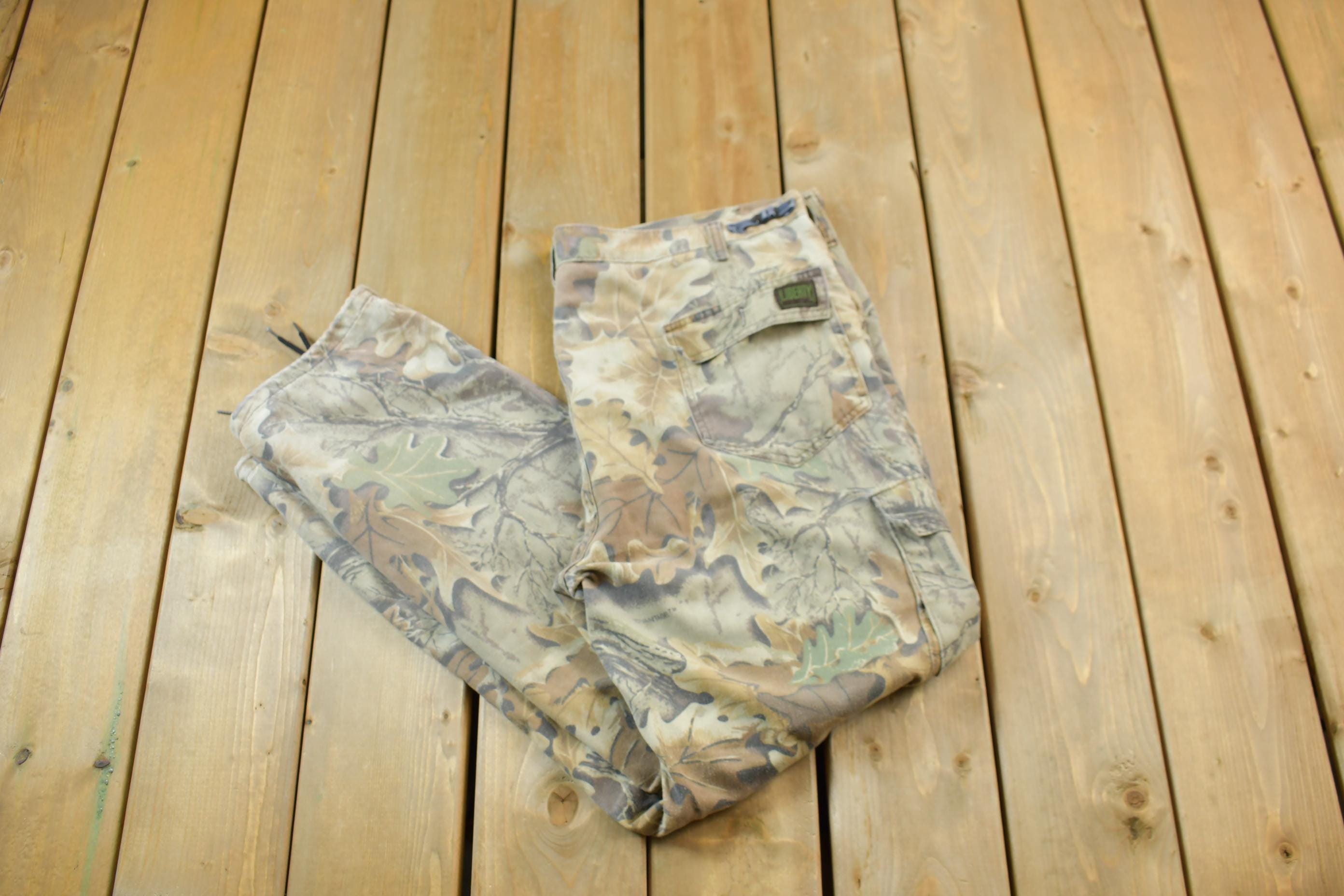 Vintage 1990s Liberty Forest Camo Cargo Hunting Pants Size XL