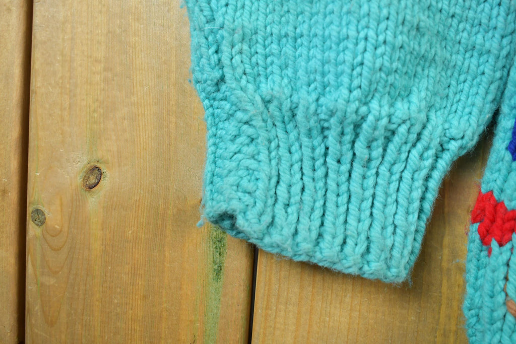 Vintage 1950s Western Aztec Pattern Cowichan Sweater