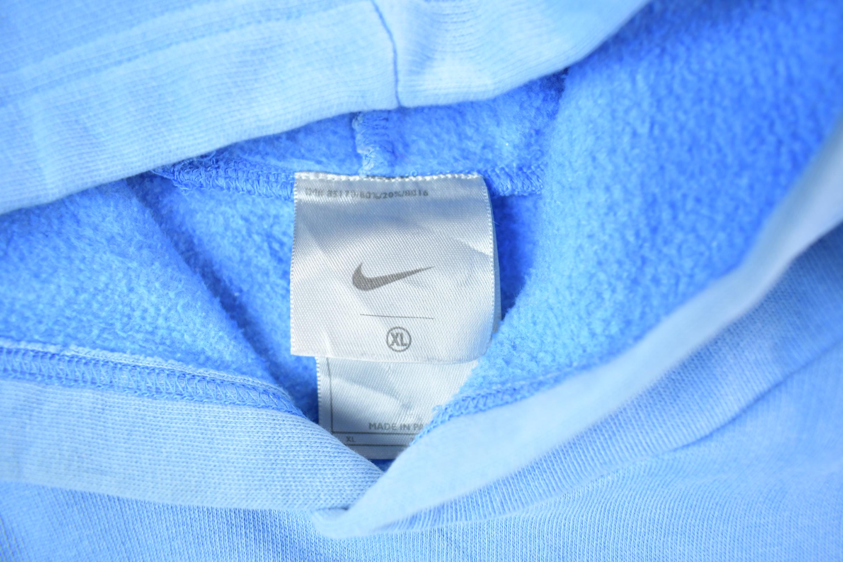 Vintage 1990s Nike Hoodie Graphic Mini Swoosh Crewneck Sweatshirt