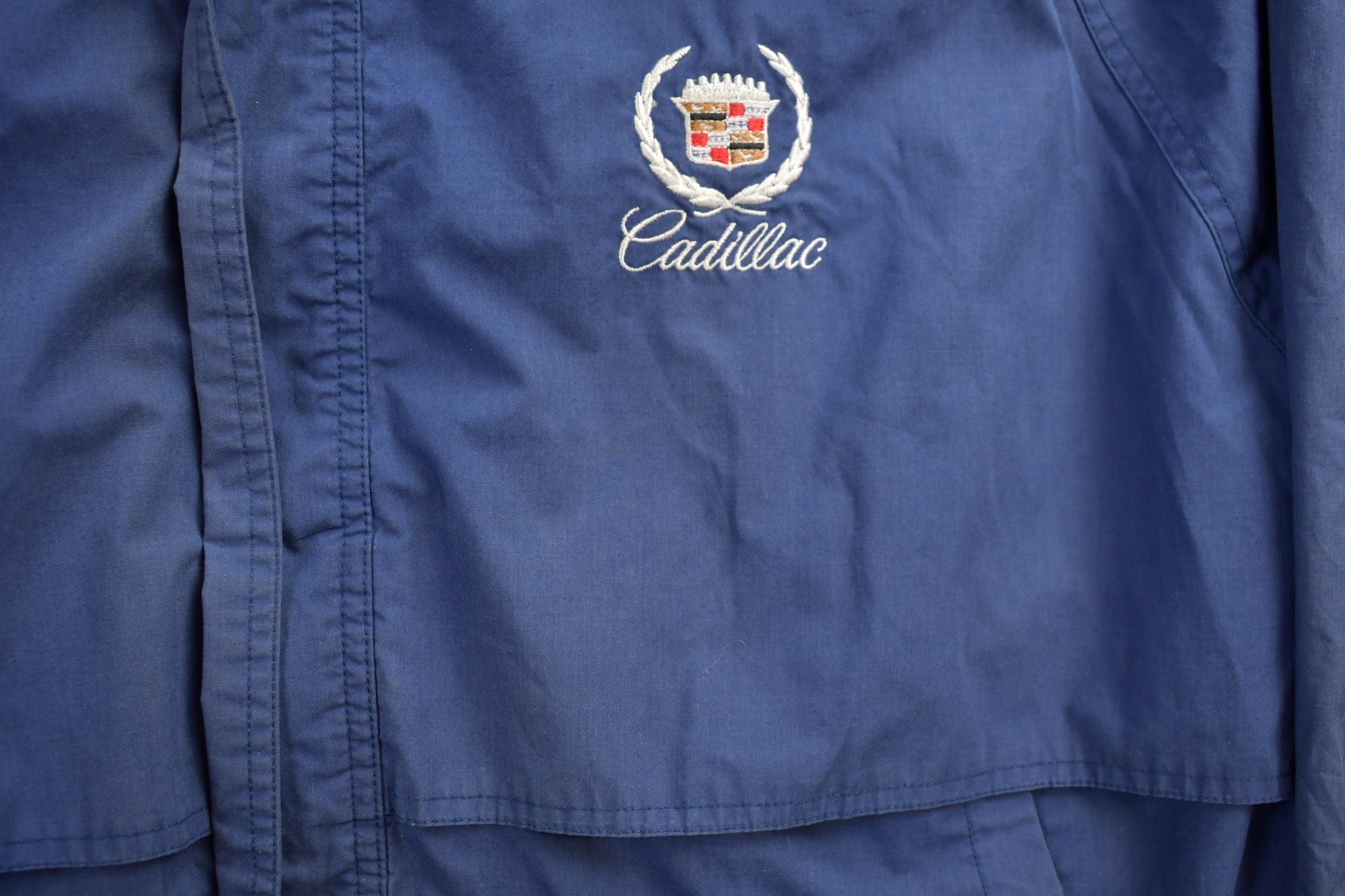 Vintage 1980s Cadillac Embroidered Windbreaker Jacket