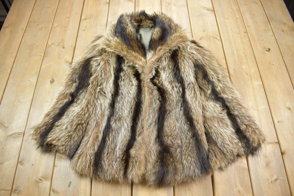 Vintage 1970s Coyote Fur Coat