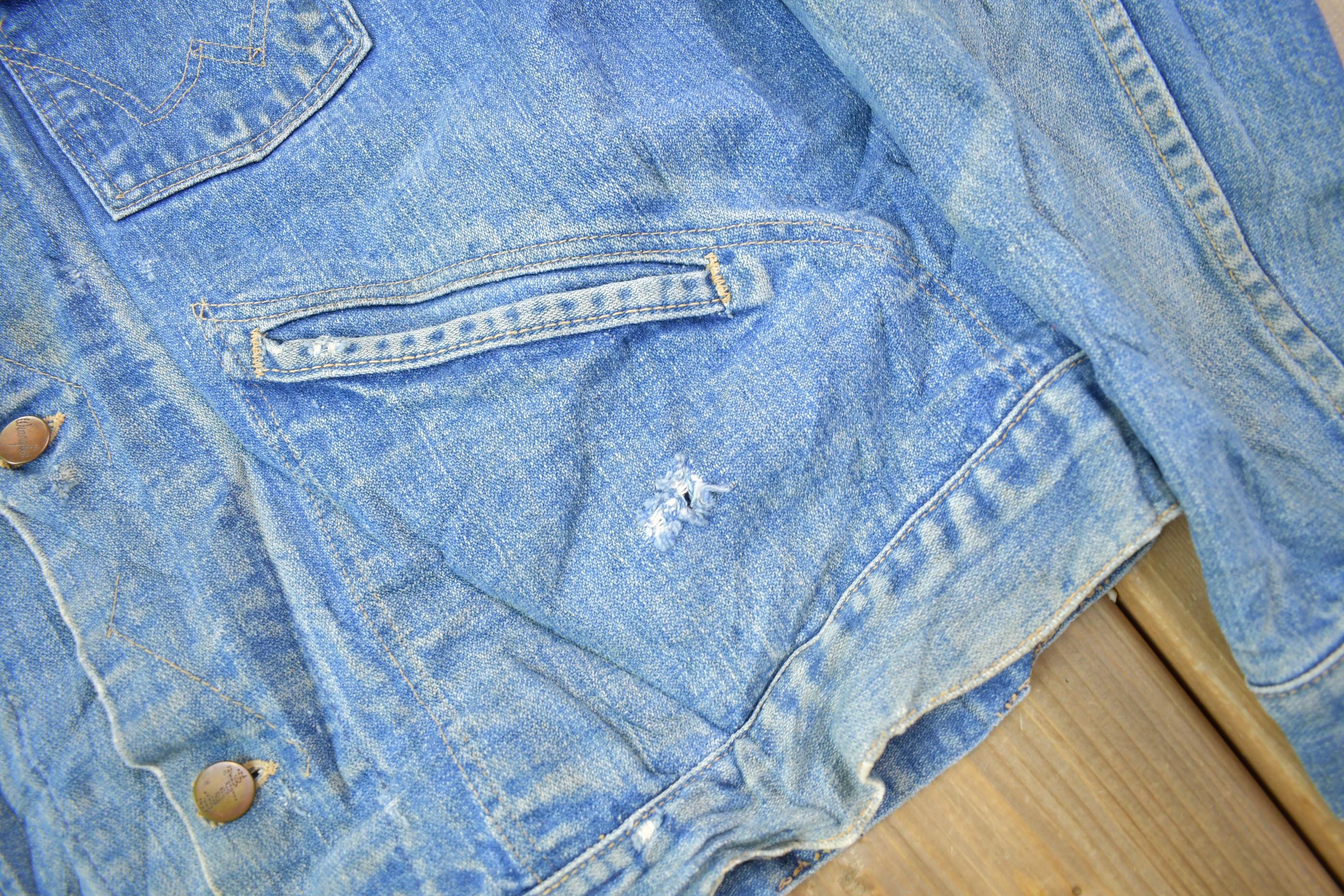 Vintage 1970s Wrangler Jean Jacket Size 50