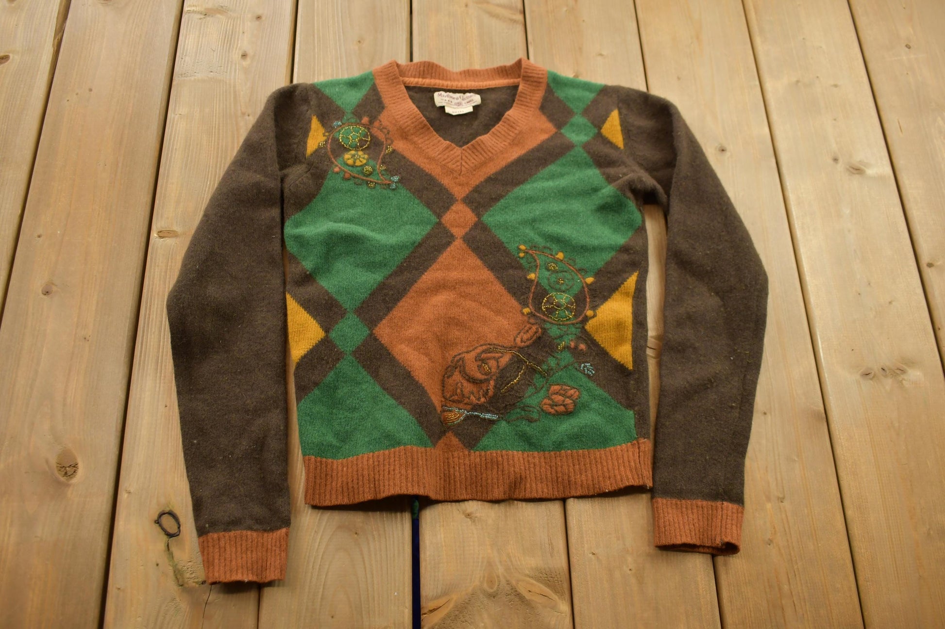 Vintage 1980s Marlboro Classics Knit Sweater
