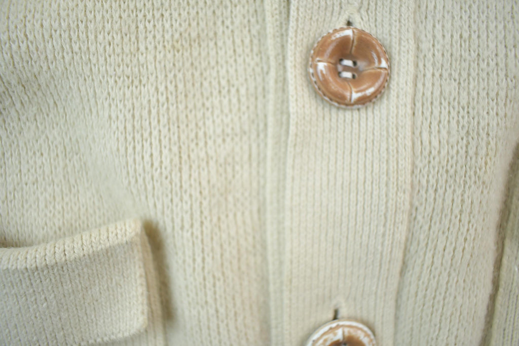 Vintage 1970s jack Fraser Knit Button Up Cardigan Sweater