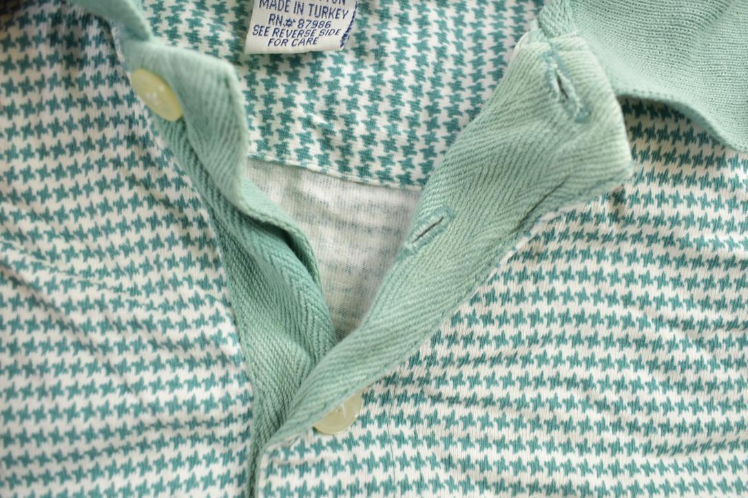Vintage 1970s Benchline Patterned Collared Shirt