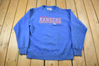 Vintage 1990s New York Rangers NHL Hockey Crewneck Sweatshirt