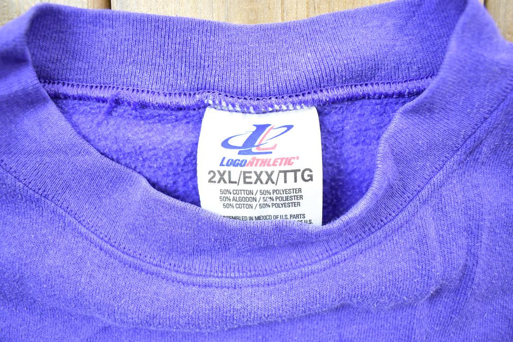 Vintage 1990s Logo Athletic Minnesota Vikings NFL Crewneck Sweatshirt