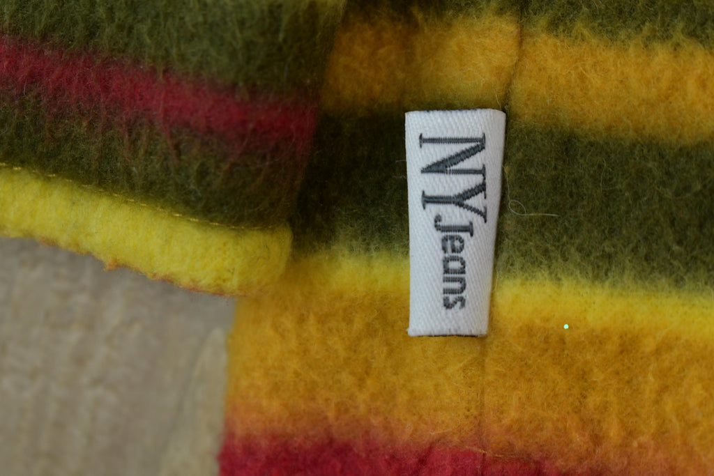 Vintage 1990s NY Jeans Multi Colour Striped Overshirt