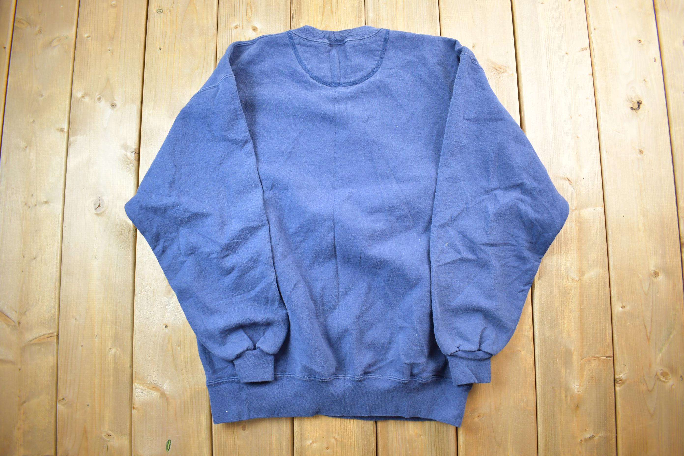 Vintage 1990s Oarsman Cute Cat Crewneck Sweater
