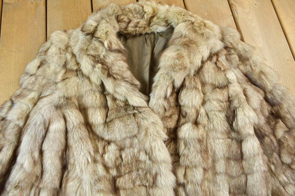 Vintage 1970s Fox Fur Coat