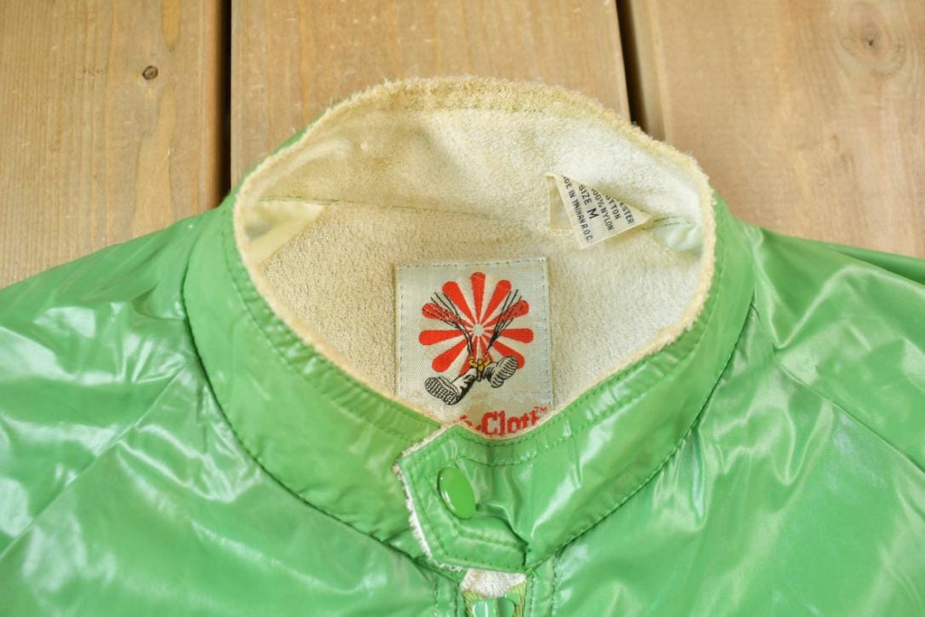 Vintage 1970s Silton Para Cloth Weather Wear Windbreaker Jacket Full Zip Jacket