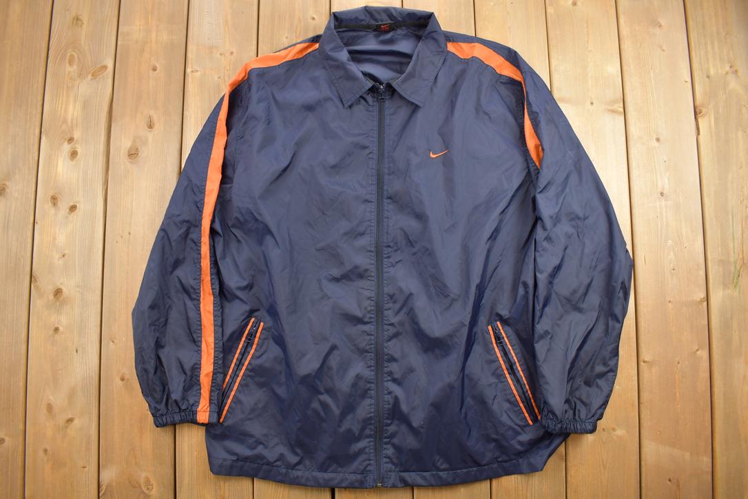 Vintage 1990s Nike Color Block Windbreaker Jacket