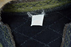 Vintage 1990s 15 Button 100% Wool Knit Sweater