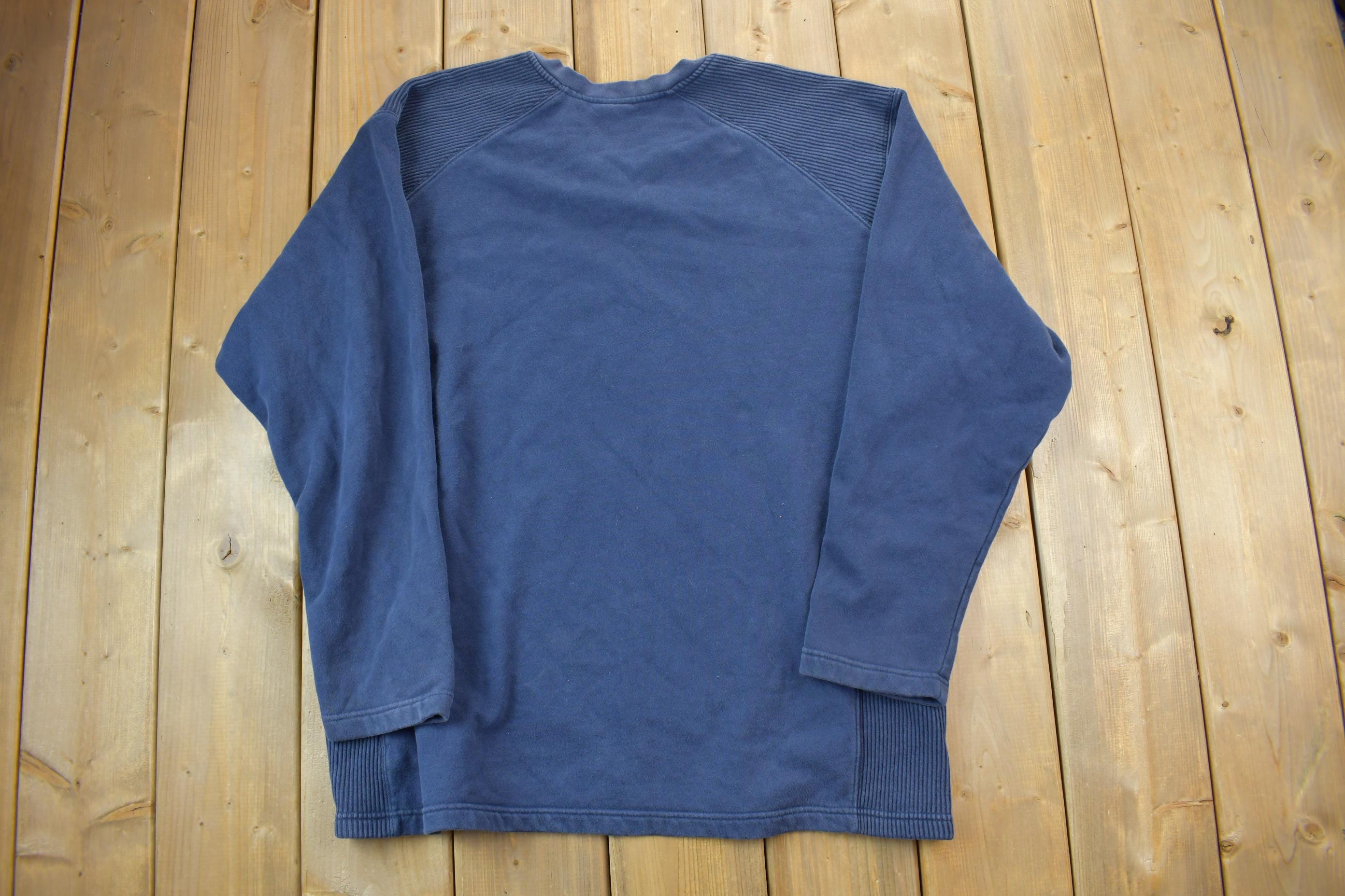 Vintage 1990s Nike Embroidered Mini Swoosh Crewneck Sweatshirt