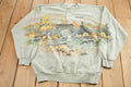 Vintage 1990s lifestyles deer Outdoorsman Crewneck Sweatshirt Made In USA