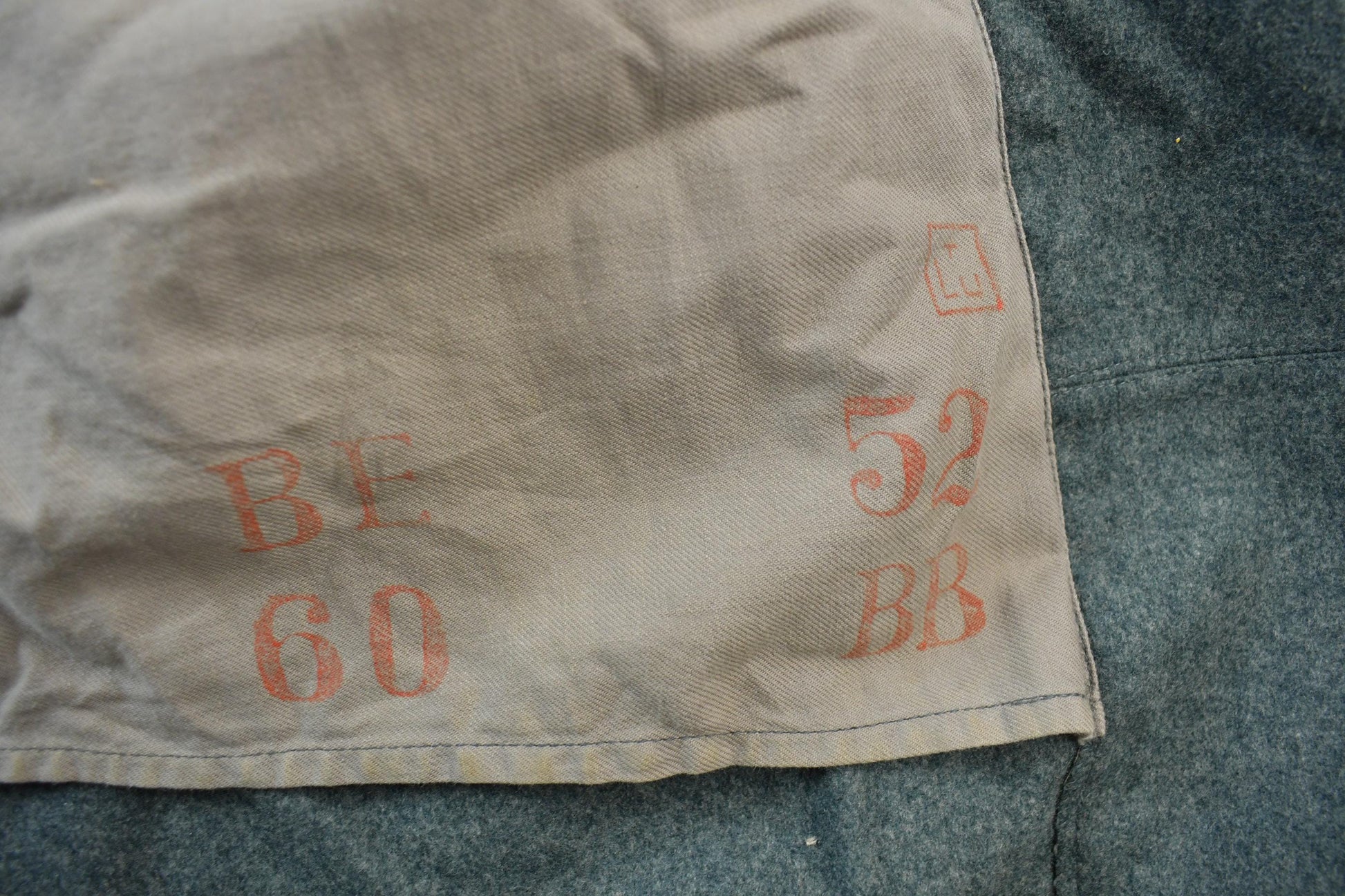 Vintage 1950s Swiss Military Wool Overcoat