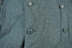 Vintage 1950s Swiss Military Wool Overcoat