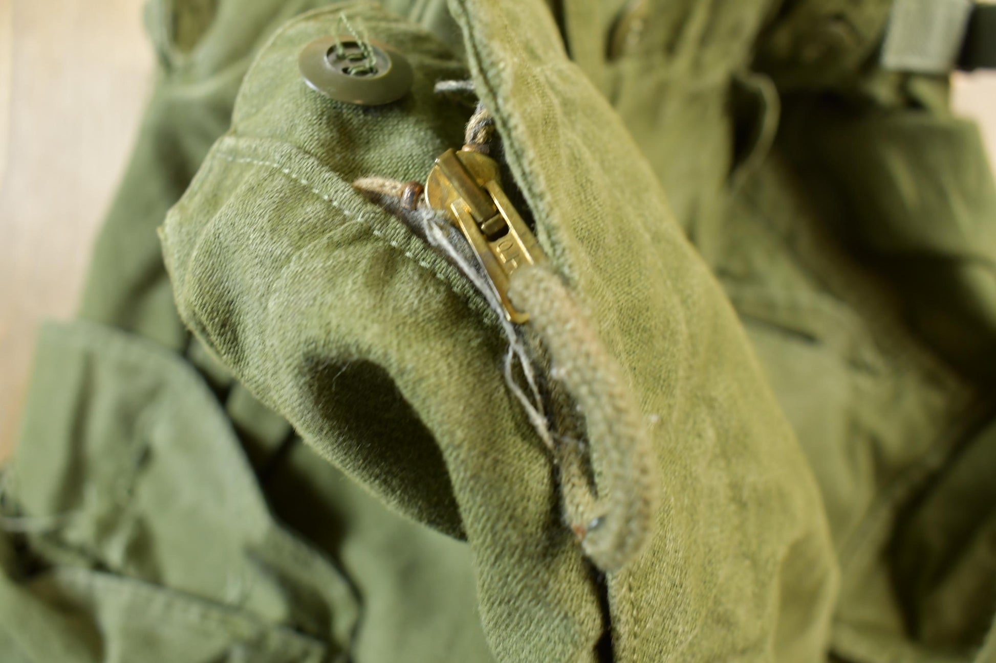 Vintage 1967 OG 107 GS Quarpel Combat Pants Size 35.1 x 39