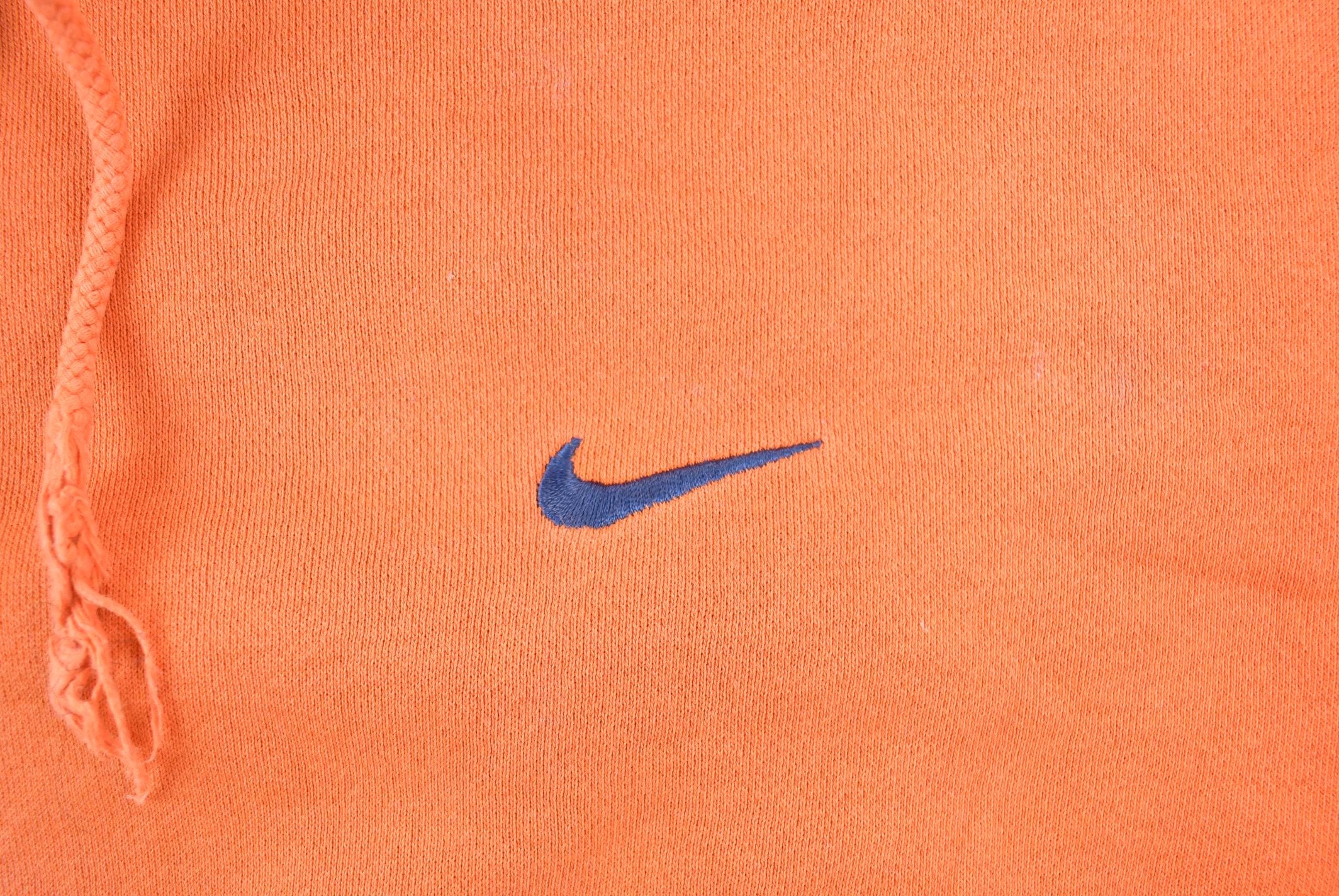 Vintage 1990s Nike Embroidered Mini Swoosh Hoodie Sweatshirt