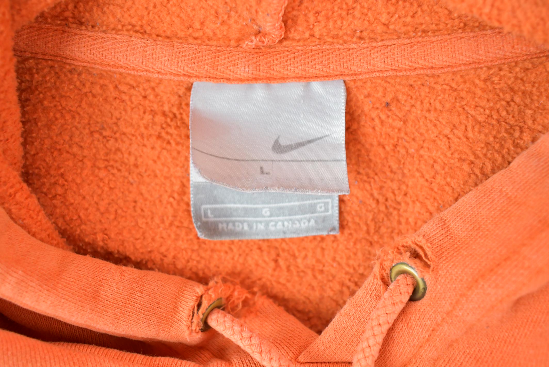 Vintage 1990s Nike Embroidered Mini Swoosh Hoodie Sweatshirt