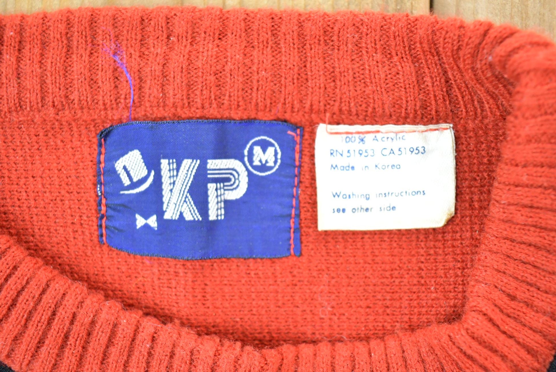 Vintage 1970s KP Knit Crewneck Sweater