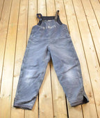 Vintage 1940s USN Deck Bib Overalls WWII Blue