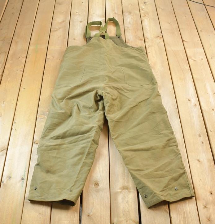 Vintage 1940s USN Deck Bib Overalls WWII