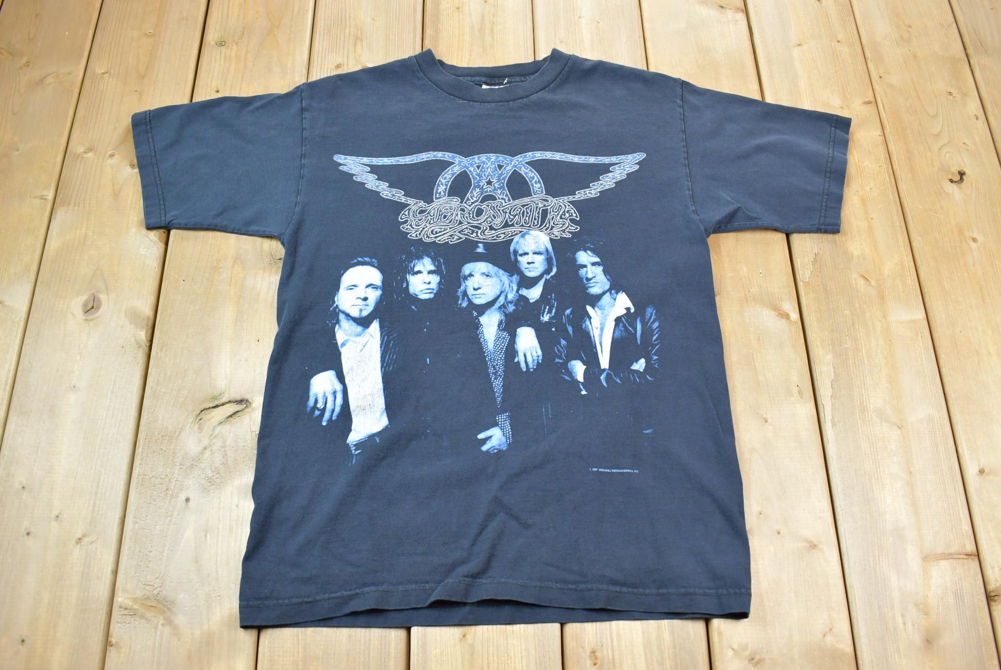 Vintage 1998 Aerosmith Nine Lives World Tour T-Shirt